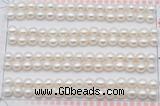 FWP455 half-drilled 5.5-6mm bread freshwater pearl beads