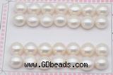 FWP467 half-drilled 11.5-12mm bread freshwater pearl beads