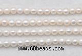 FWP486 14.5 inches 7mm - 8mm potato white freshwater pearl strands