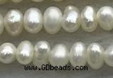 FWP50 14.5 inches 3mm - 3.5mm potato white freshwater pearl strands