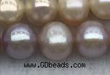 FWP58 15 inches 6mm - 7mm potato purple freshwater pearl strands