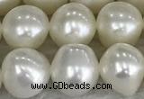 FWP79 15 inches 7mm - 8mm potato white freshwater pearl strands