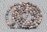 GMN111 Hand-knotted 6mm pink zebra jasper 108 beads mala necklaces