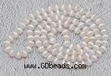 GMN430 Hand-knotted 8mm, 10mm faceted tibetan agate 108 beads mala necklaces