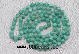 GMN440 Hand-knotted 8mm, 10mm peafowl agate 108 beads mala necklaces