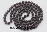 GMN530 Hand-knotted 8mm, 10mm garnet 108 beads mala necklaces