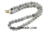 GMN7814 18 - 36 inches 8mm, 10mm round labradorite beaded necklaces