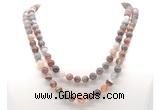 GMN8014 18 - 36 inches 8mm, 10mm Botswana agate 54, 108 beads mala necklaces