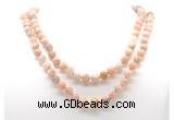 GMN8027 18 - 36 inches 8mm, 10mm sunstone 54, 108 beads mala necklaces