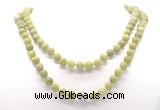 GMN8031 18 - 36 inches 8mm, 10mm China jade 54, 108 beads mala necklaces