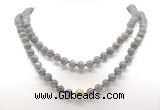 GMN8043 18 - 36 inches 8mm, 10mm grade A labradorite 54, 108 beads mala necklaces