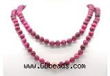 GMN8053 18 - 36 inches 8mm, 10mm red tiger eye 54, 108 beads mala necklaces