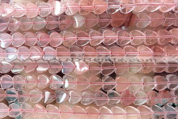 HEAR42 15 inches 6mm heart cherry quartz beads