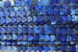 HEAR55 15 inches 6mm heart lapis lazuli beads