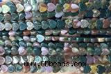 HEAR61 15 inches 6mm heart Indian agate beads