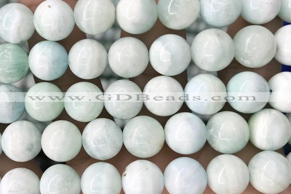 HEMI02 15 inches 10mm round blue hemimorphite gemstone beads