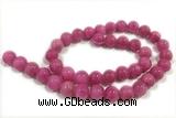 JADE106 15 inches 8mm round honey jade gemstone beads