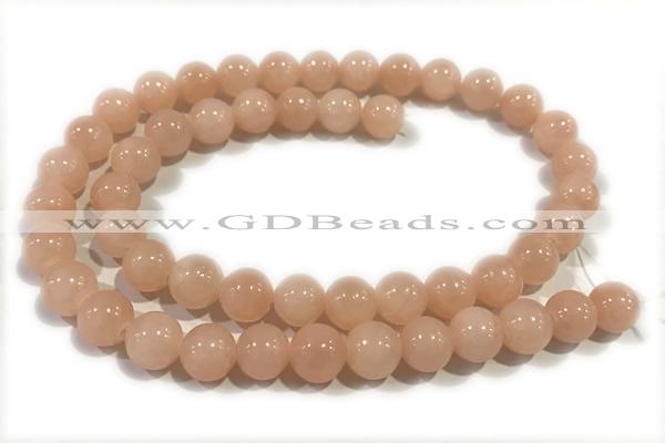 JADE134 15 inches 4mm round honey jade gemstone beads