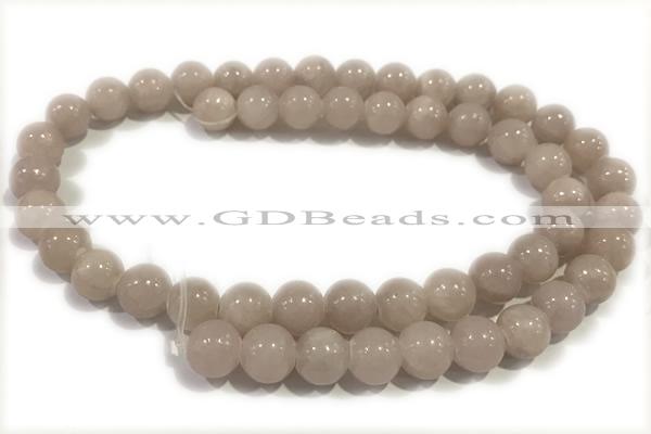 JADE149 15 inches 4mm round honey jade gemstone beads