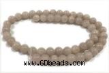 JADE151 15 inches 8mm round honey jade gemstone beads