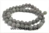 JADE154 15 inches 4mm round honey jade gemstone beads