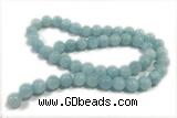 JADE189 15 inches 4mm round honey jade gemstone beads