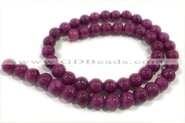 JADE211 15 inches 8mm round honey jade gemstone beads