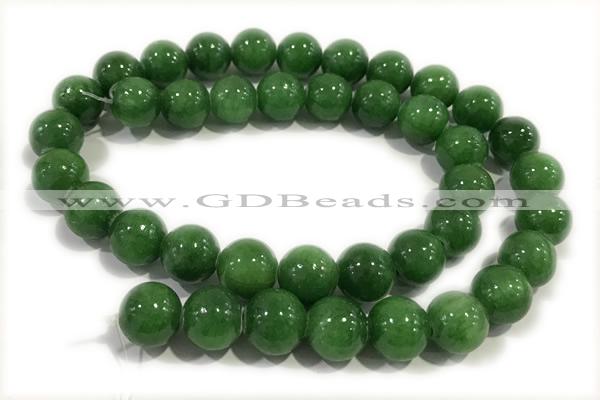 JADE235 15 inches 6mm round honey jade gemstone beads