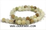 JADE243 15 inches 12mm round honey jade gemstone beads