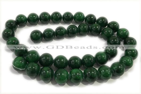 JADE264 15 inches 4mm round honey jade gemstone beads