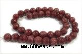 JADE284 15 inches 4mm round honey jade gemstone beads