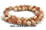 JADE339 15 inches 4mm round persia jade gemstone beads