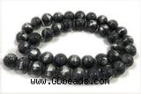 JADE474 15 inches 4mm round silvery jade gemstone beads