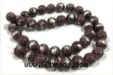 JADE509 15 inches 4mm round silvery jade gemstone beads