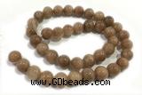 JADE57 15 inches 10mm round honey jade gemstone beads