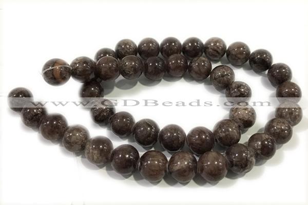 JADE66 15 inches 8mm round honey jade gemstone beads