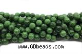 JADE682 15 inches 10mm round Russian jade gemstone beads