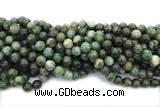 JADE691 15 inches 10mm round green jade gemstone beads