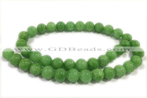 JADE75 15 inches 6mm round honey jade gemstone beads