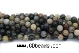 JASP07 15 inches 10mm round fancy jasper gemstone beads