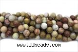 JASP13 15 inches 10mm round wood jasper gemstone beads