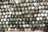 JASP20 15 inches 6mm green dragon quartzite beads