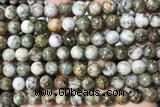 JASP21 15 inches 8mm green dragon quartzite beads