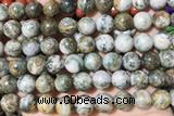 JASP22 15 inches 10mm green dragon quartzite beads