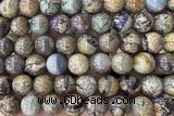 JASP52 15 inches 10mm round purple jasper beads