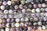 KUNZ25 15 inches 8mm round kunzite gemstone beads