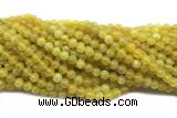 LEMO06 15 inches 6mm round yellow lemon quartz beads