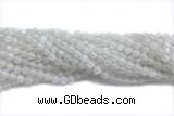 MOON06 15 inches 6mm round white moonstone gemstone beads