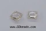 NGC1802 20*20mm diamond white crystal connectors wholesale