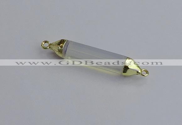 NGC5948 8*40mm tube opal connectors wholesale